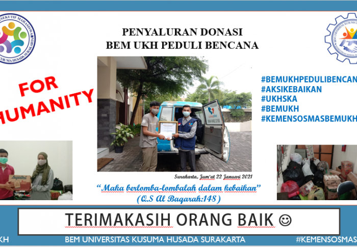 BEM UKH PEDULI BENCANA DI INDONESIA